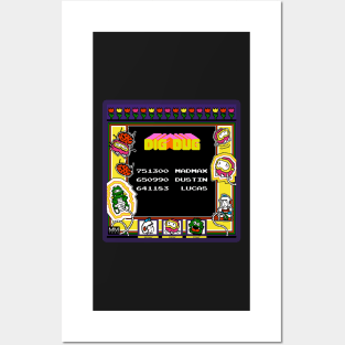 Dig Dug High Score Posters and Art